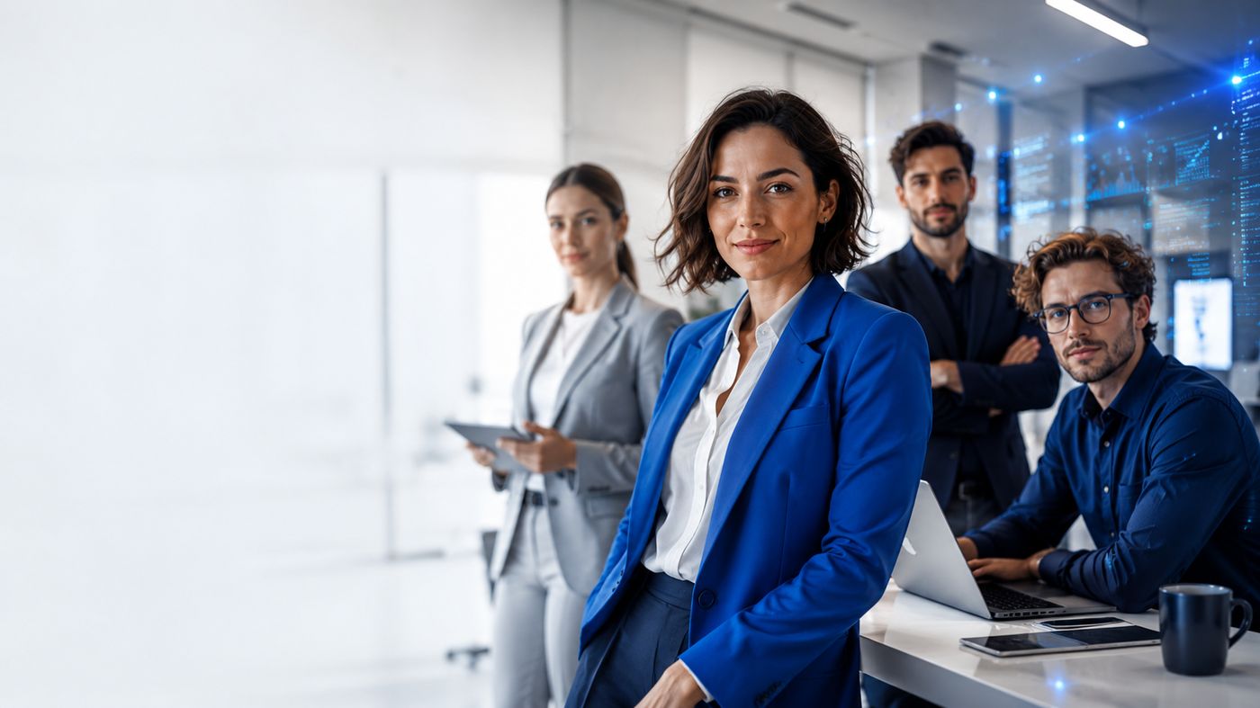Equipo directivo en una sesión de formación en IA del programa Irremplazables